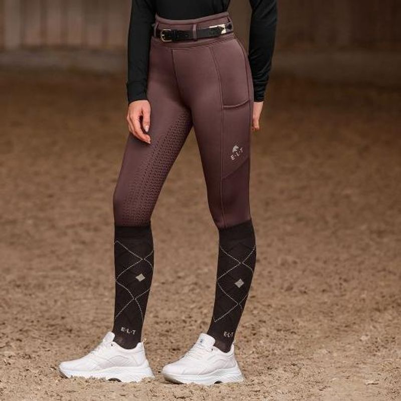 Ella Tights med hel silicon Mahogany 34-46