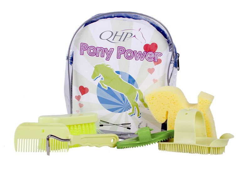 Pony Power ryggsekk blå/rosa