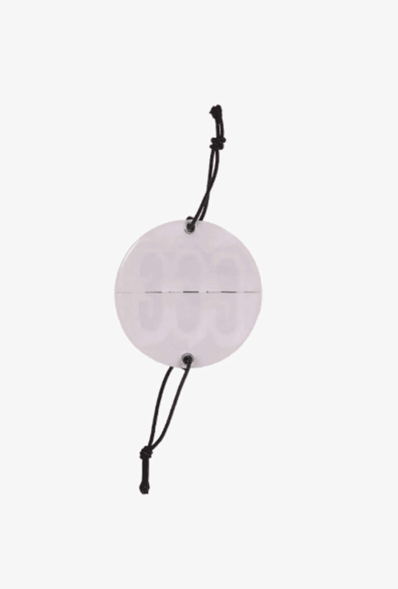 QHP Nummerholder 2pk hvit