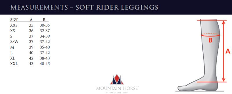 MH Soft Rider Leggings xxs-xxl