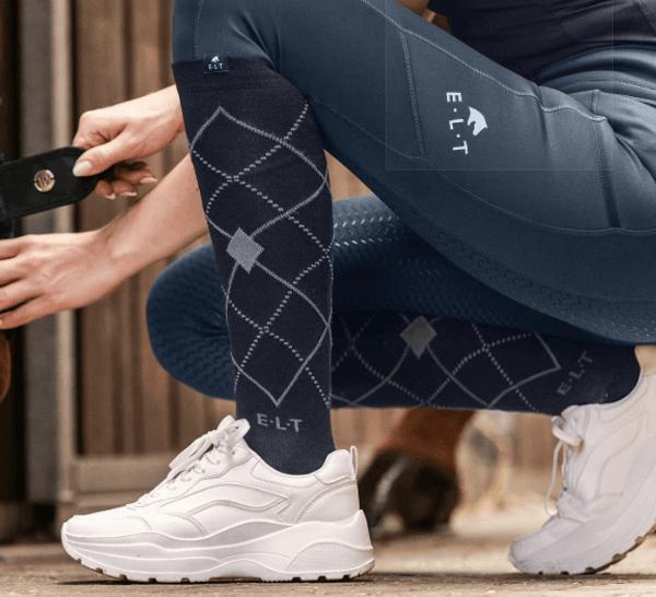 Hovedbilde ELT ridestrømpe Navy